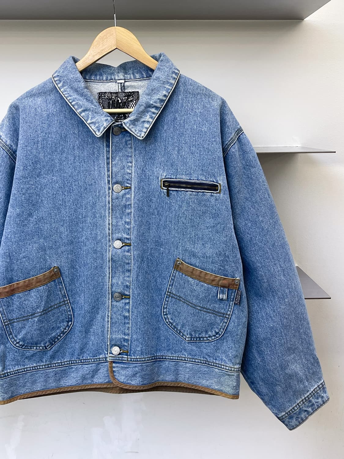 WDR Wonder 90s 라이트 데님 자켓 상품이미지2