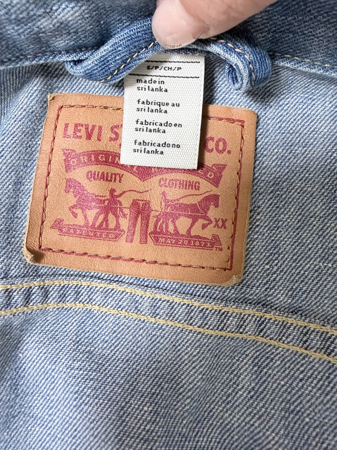 🖤 리바이스 Levi’s 연청 데님자켓 S 여성 크롭 청자켓 🖤 상품이미지6