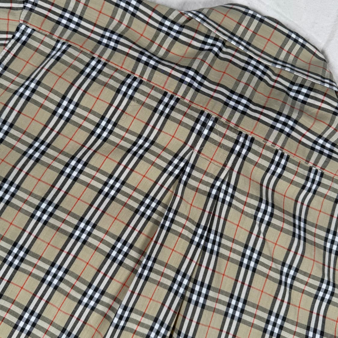 90s Burberrys 버버리 노바체크 반팔 셔츠 상품이미지10