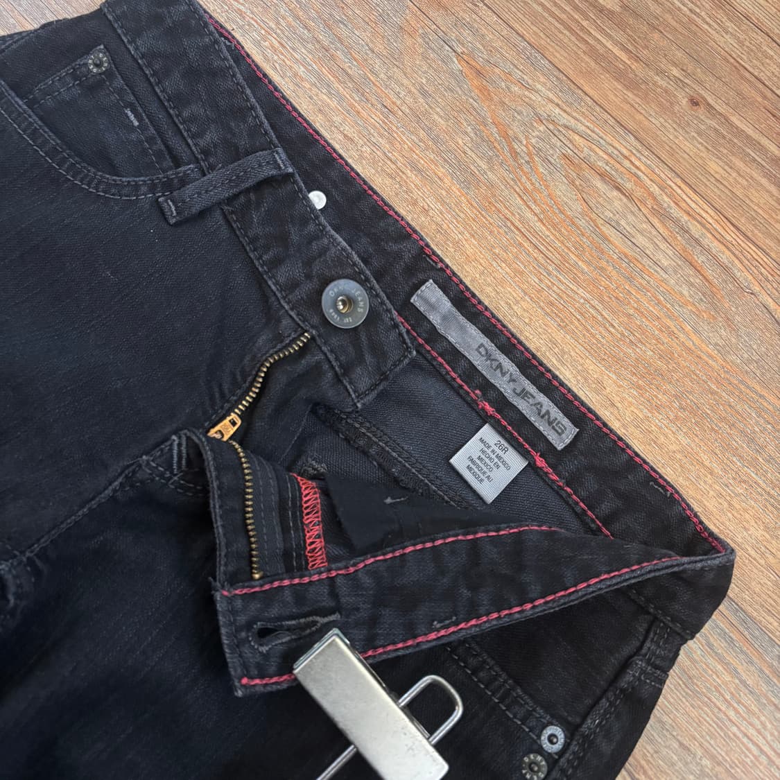 DKNY 진차콜 그레이 26 데님 청바지 미국 수입 정품  상품이미지2