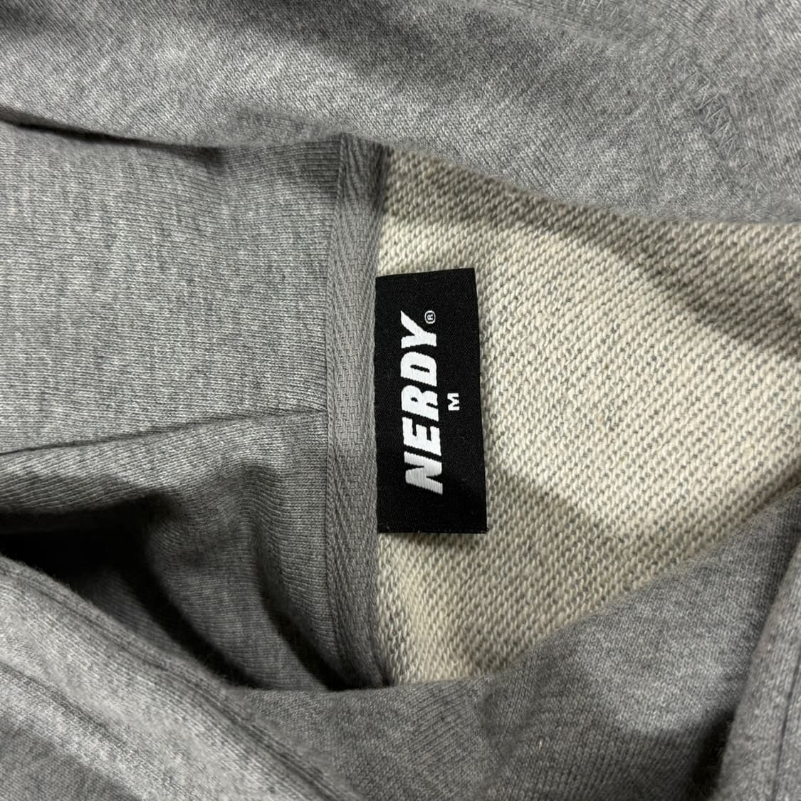 [F] 널디 루즈핏 New World 코튼 긴팔 후드티 상품이미지6