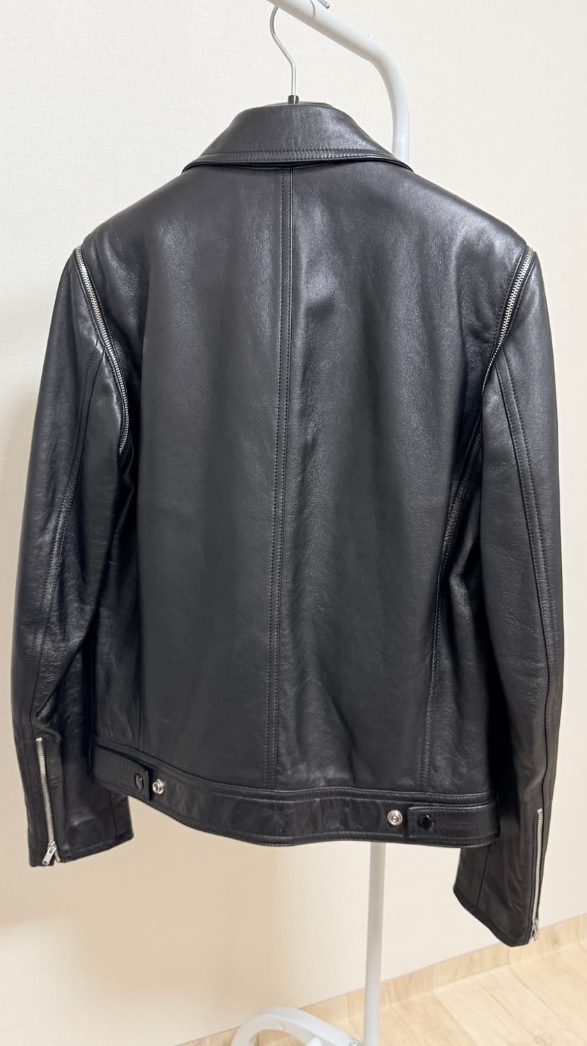 특가)생로랑 15aw 5지퍼 램스킨자켓 46 상품이미지2