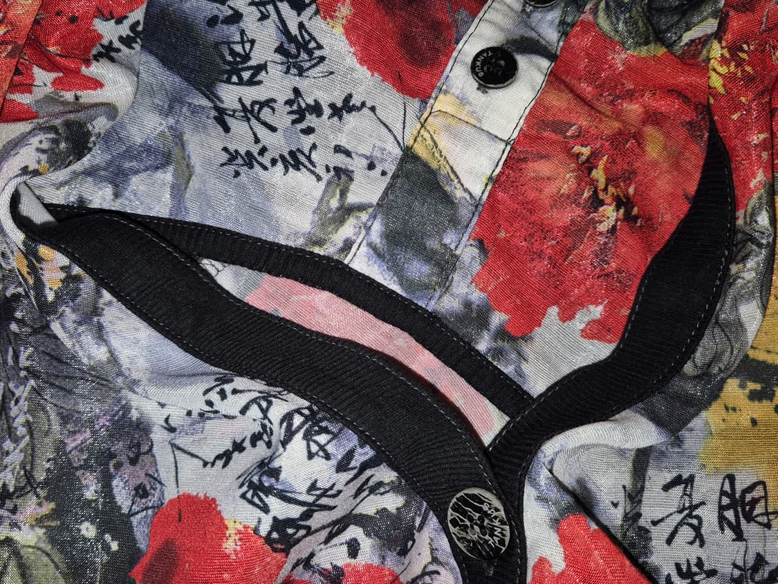 Vintage Oriental painting halter top 상품이미지2