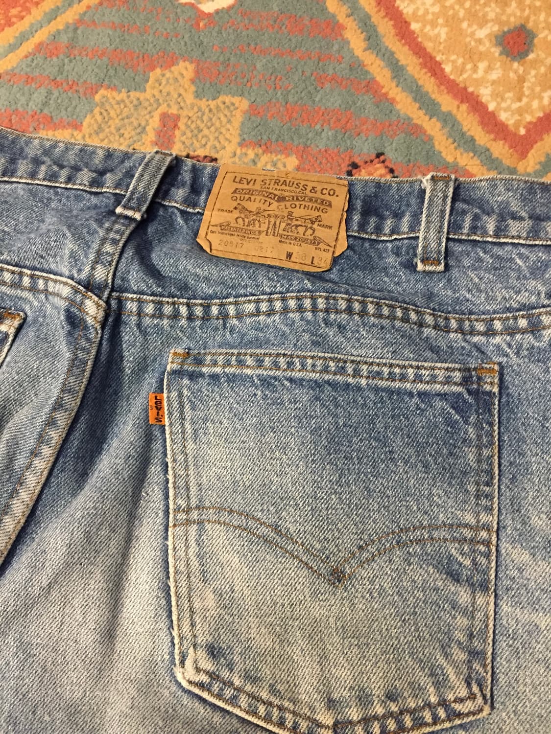 80‘s 리바이스 517 데님 굿페이딩 굿사이즈 상품이미지6