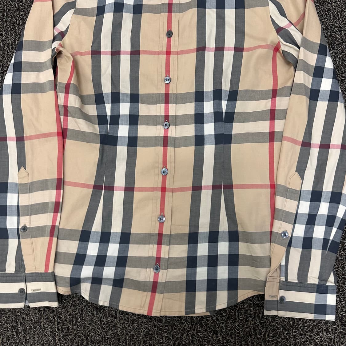 버버리 브릿 여성 체크 셔츠 XS 상품이미지4