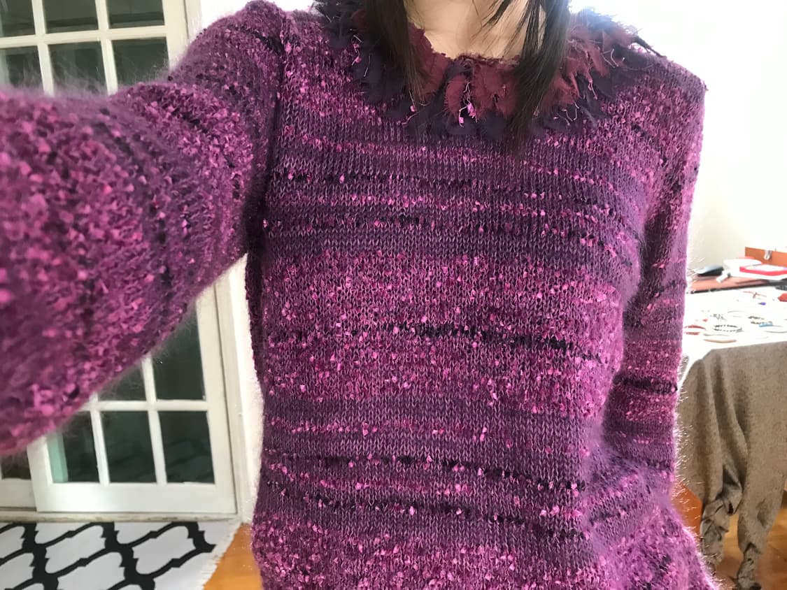 vintage ruffle knit 상품이미지7