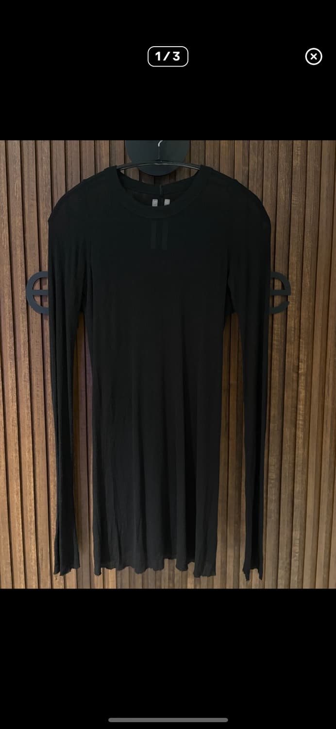 릭오웬스 16ss 롱슬리브 블랙 상품이미지1