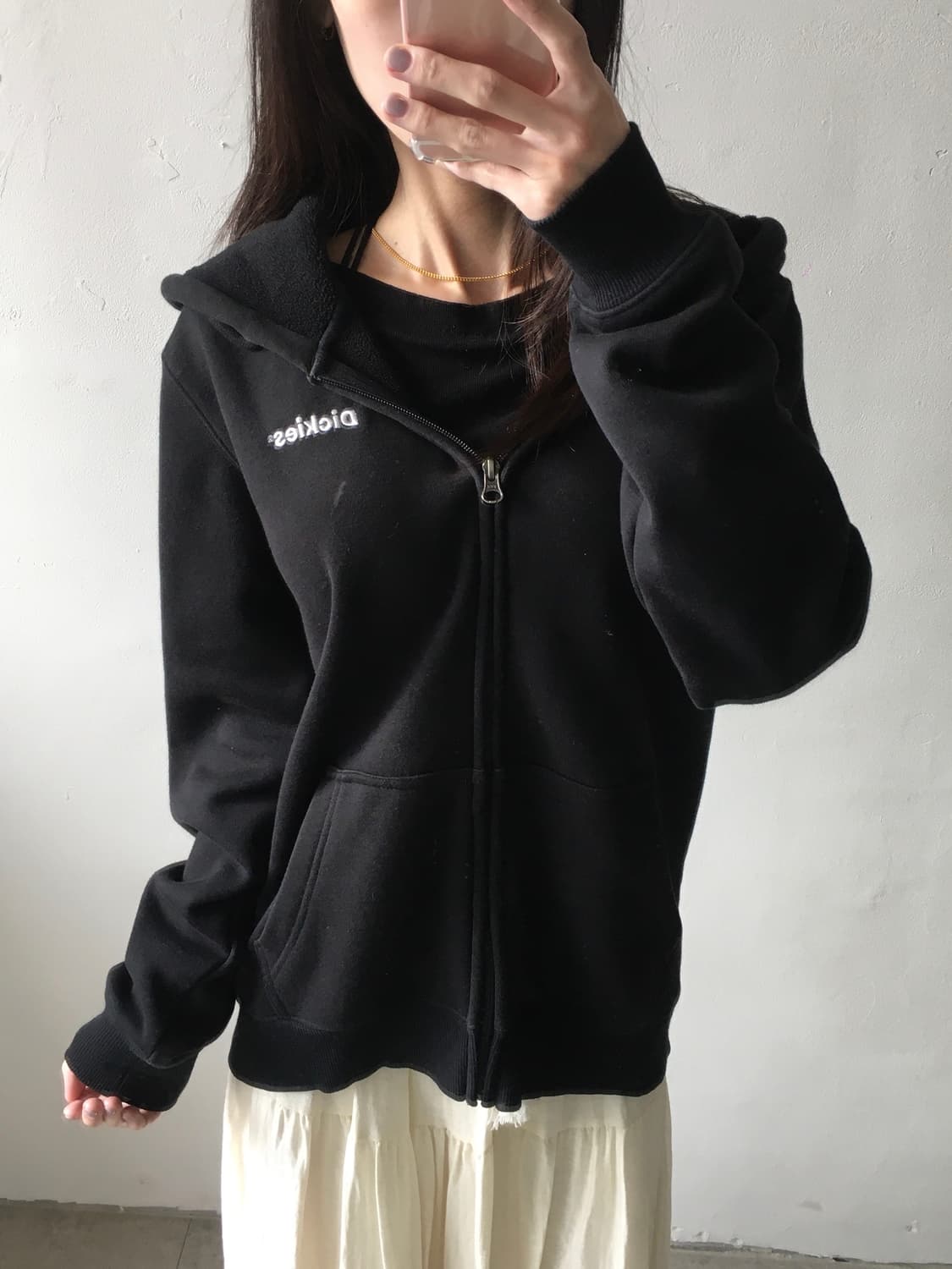 디키즈 가슴로고 후드집업 상품이미지1