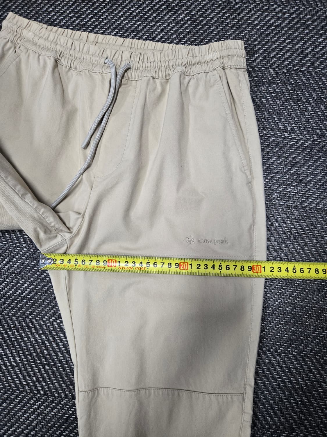 스노우피크 베이지 조거팬츠 밴딩바지 상품이미지6