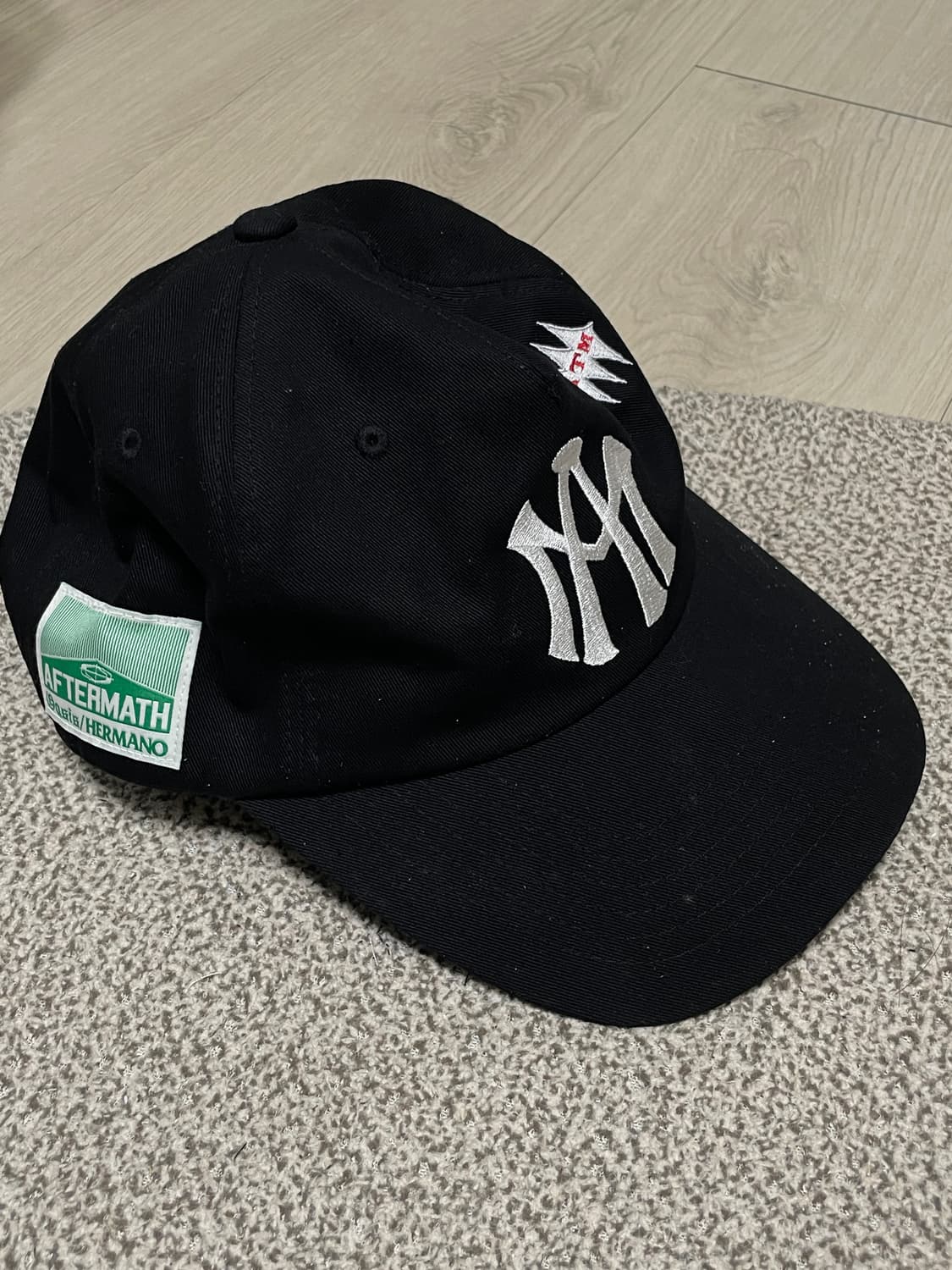 애프터매쓰 모자 ATM 로고 캡 블랙 상품이미지2