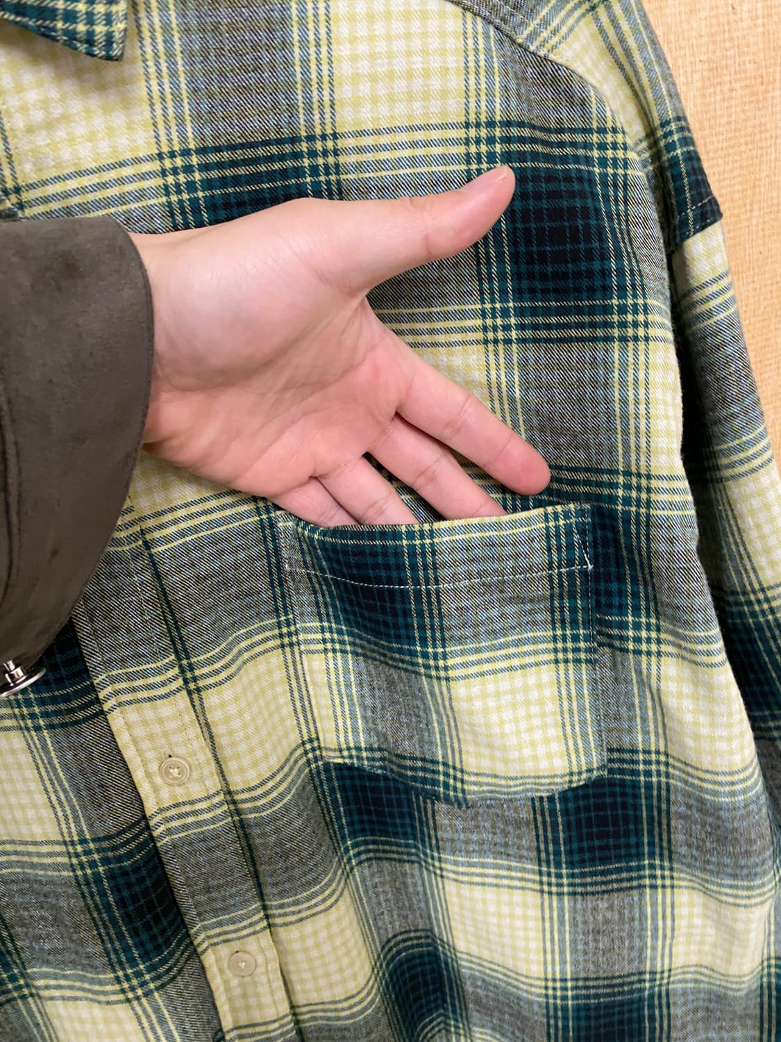 프릭스스토어 옴브레 체크셔츠 상품이미지6