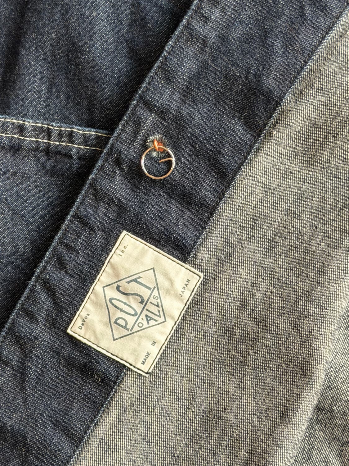 포스트오버올즈 데님 워크 자켓 L 상품이미지7