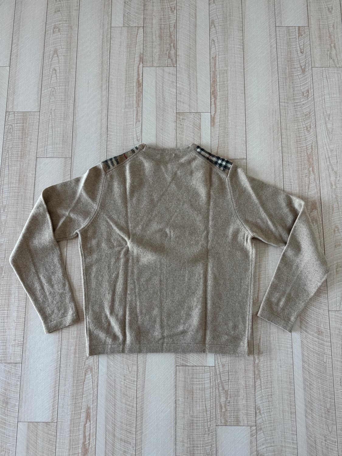 버버리 램스울 니트 M 베이지 상품이미지3