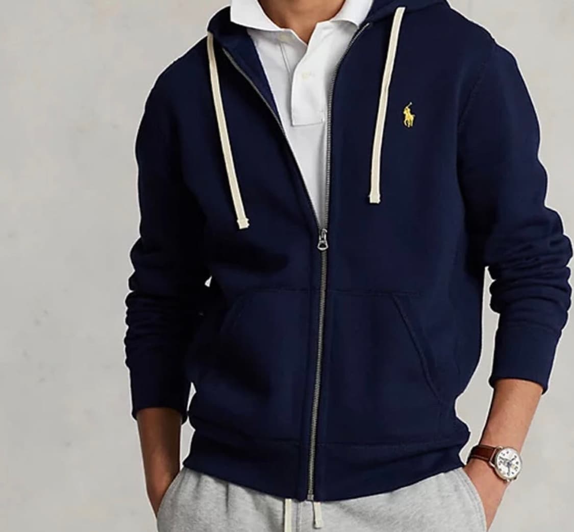 폴로랄프로렌 네이비 후드집업 상품이미지2