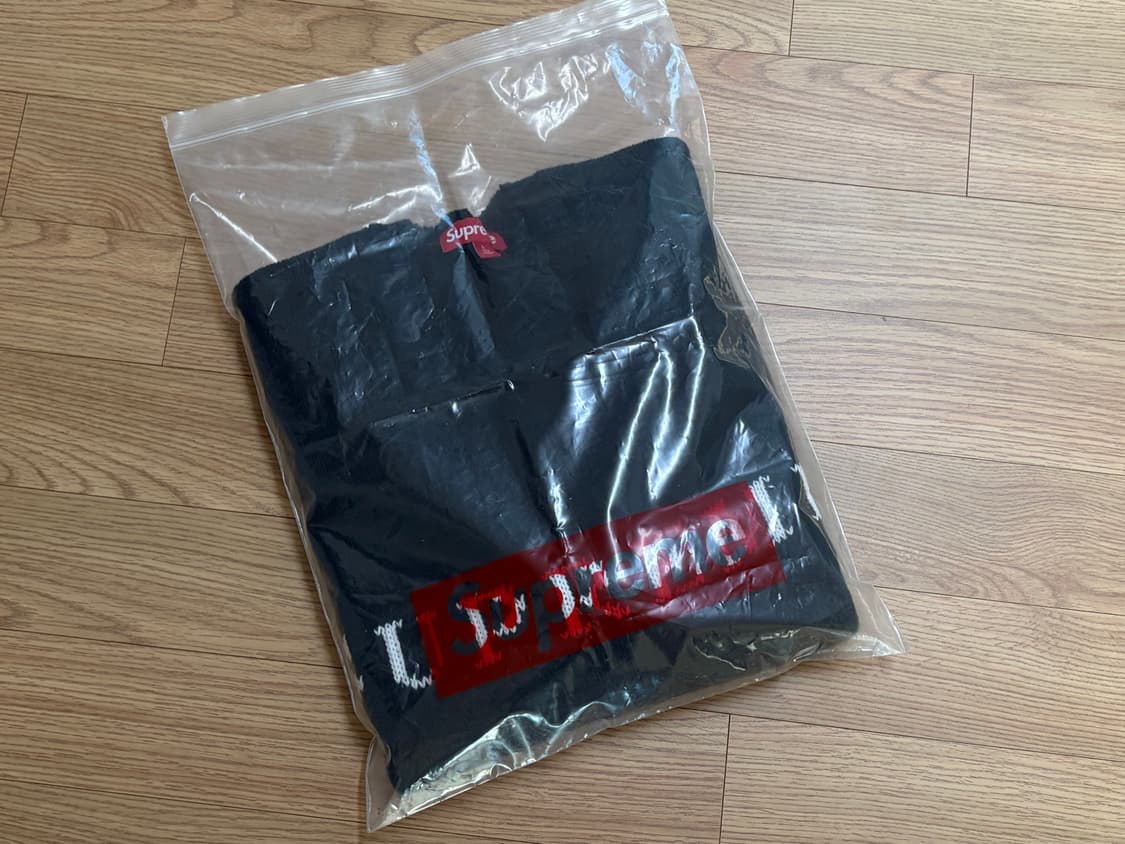 슈프림 콘트라스트 니트 스웨터 L 상품이미지5