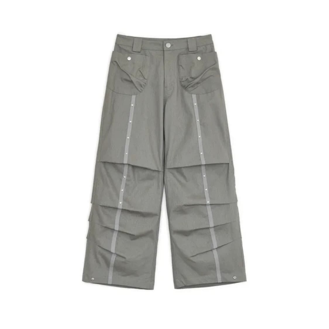 허그유어스킨 스타 스터드 라인 팬츠 그레이 상품이미지1