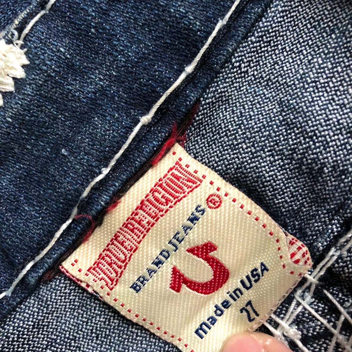 [정품/27] 트루릴리전 스티치 데님 팬츠 상품이미지4