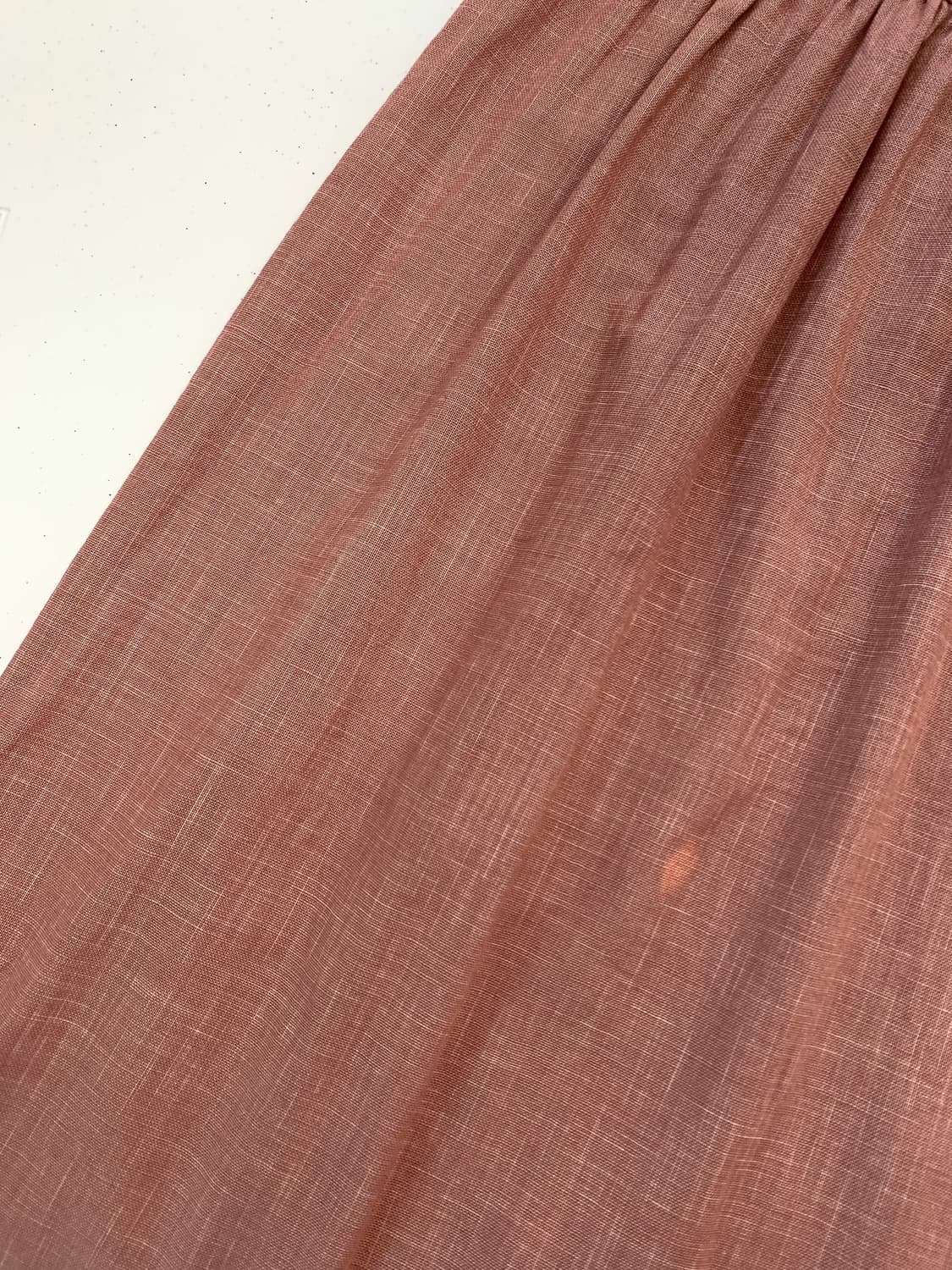 66 핑크 린넨 롱 원피스 상품이미지4