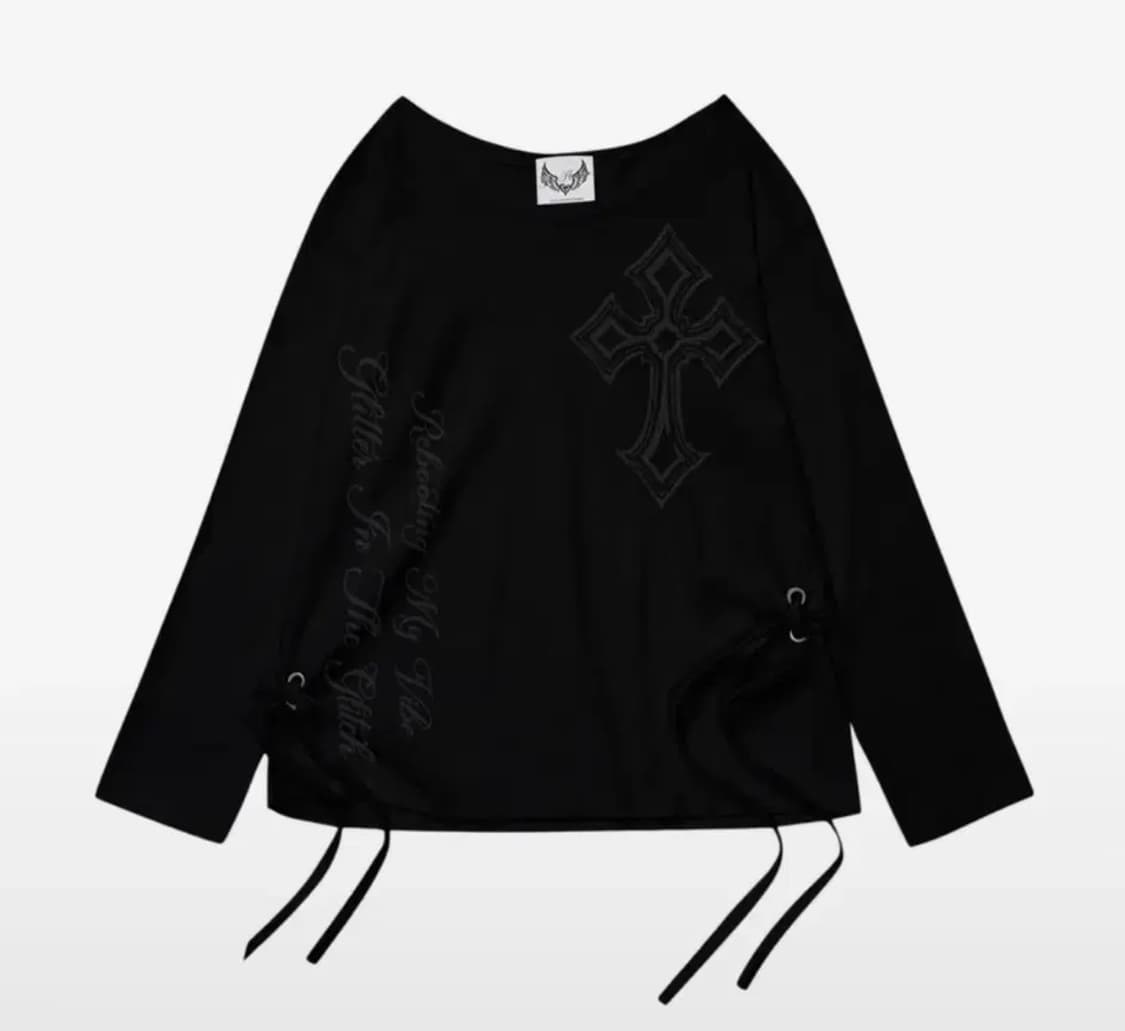 새상품) 길라아카이브 원숄더 그래픽 롱슬리브 상품이미지1