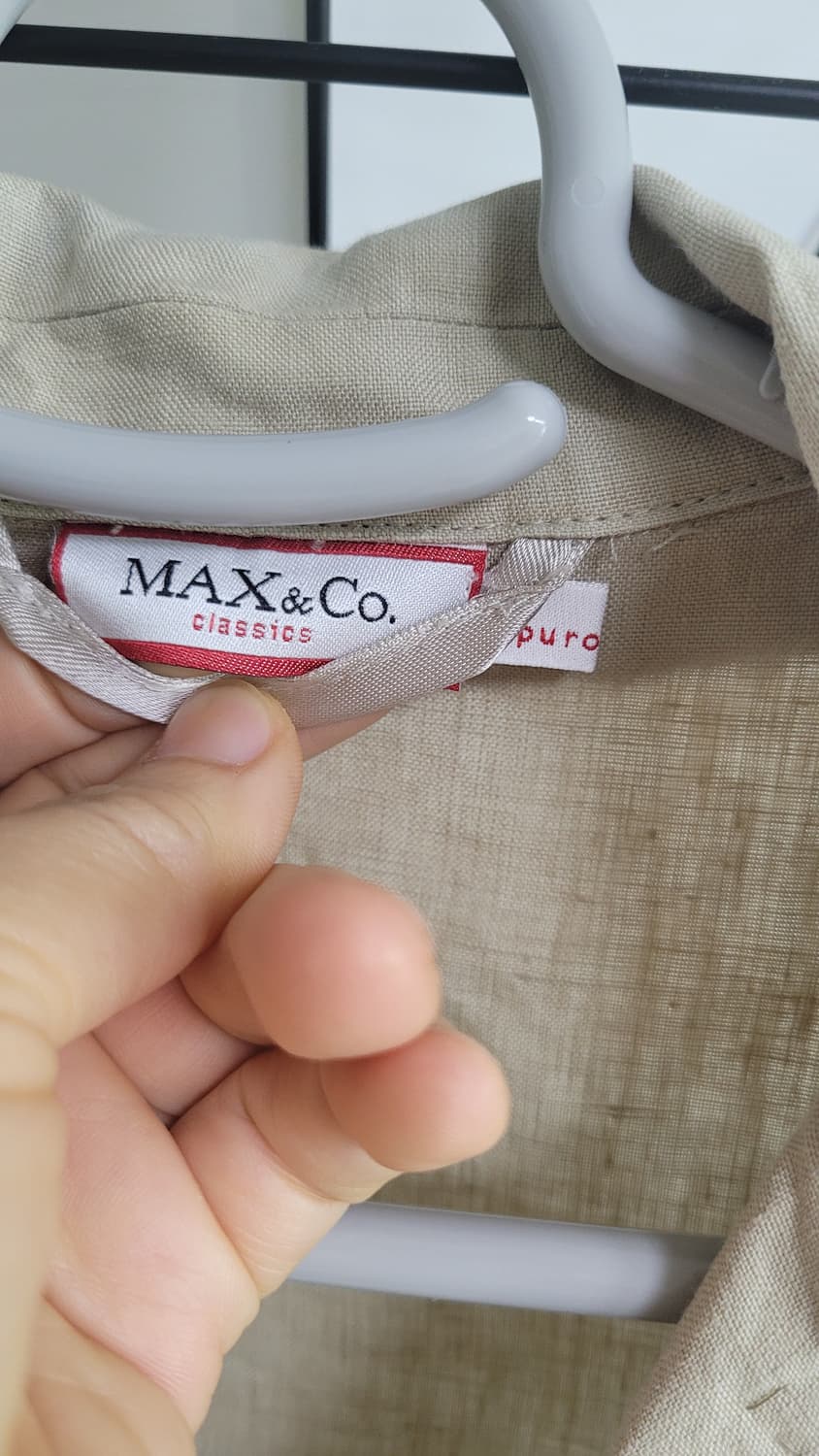 maxmara max&co 막스마라  린넨 마자켓 -55사이즈 상품이미지5