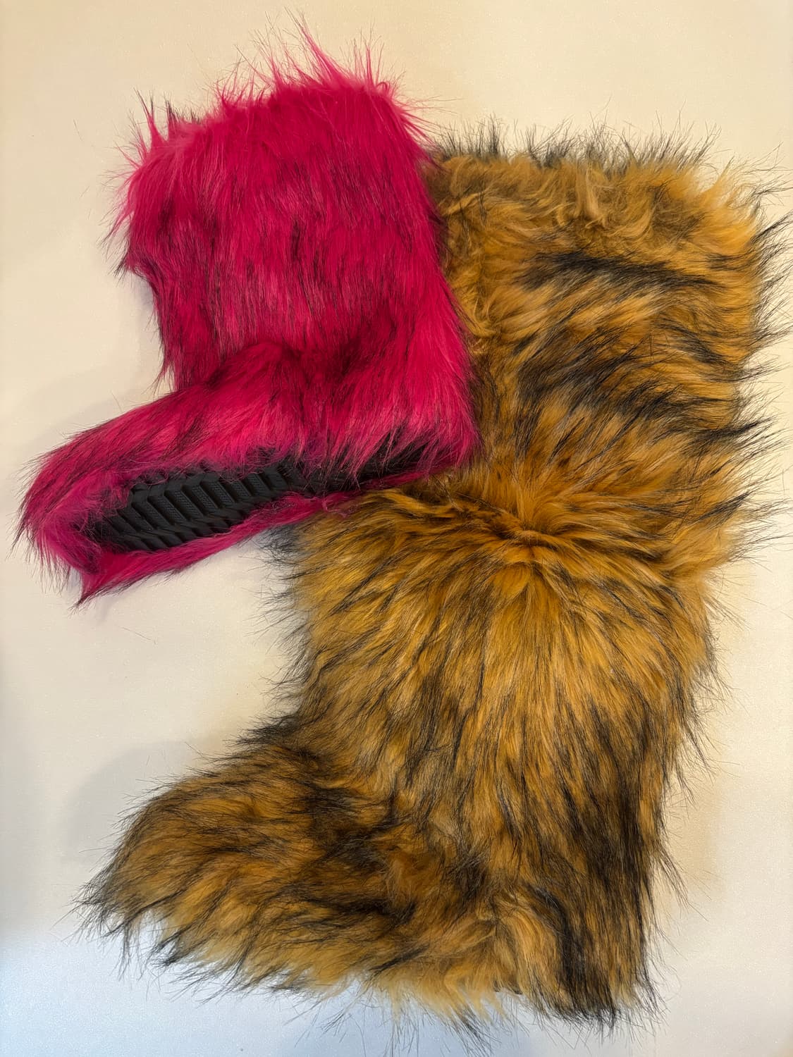 퍼부츠 레드/브라운 상품이미지1