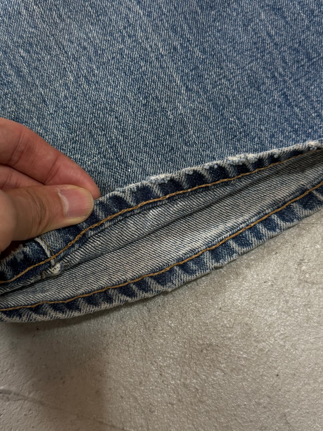 80's USA 빈티지 리바이스 517 오렌지탭 체인스티치 상품이미지7