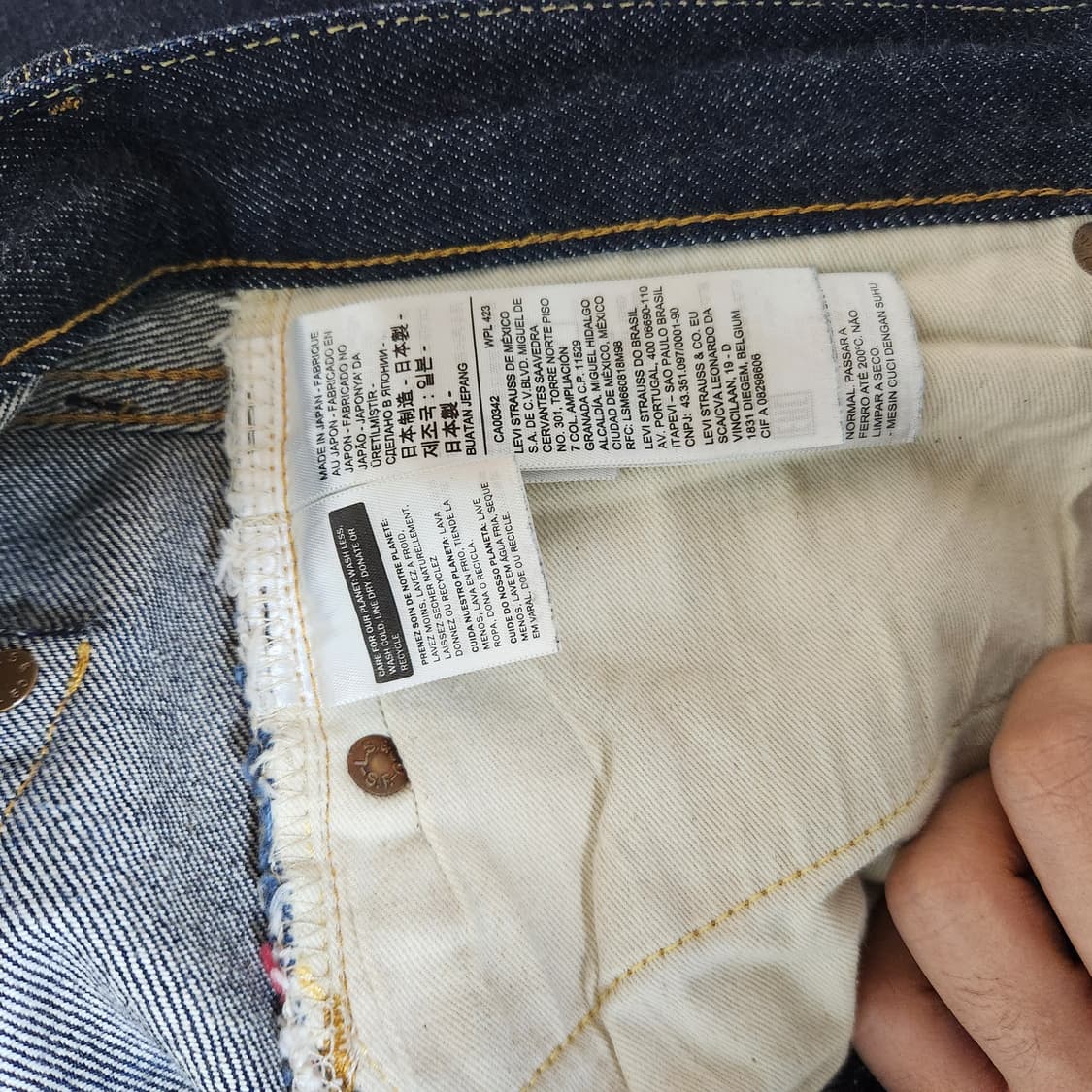 리바이스 LVC 55501 W32 L34 made in japan 상품이미지8