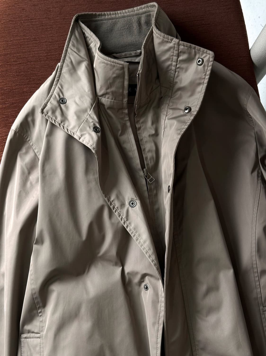 High gauge fabric fake layered 2way trev 상품이미지1