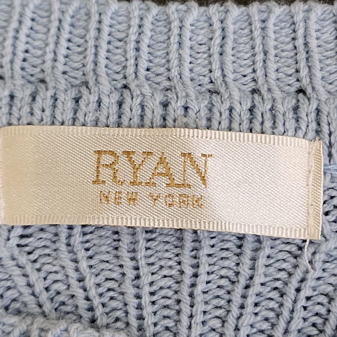 [90] RYAN NEW YORK 리안뉴욕 니트 원피스 (라이트블루) 상품이미지4