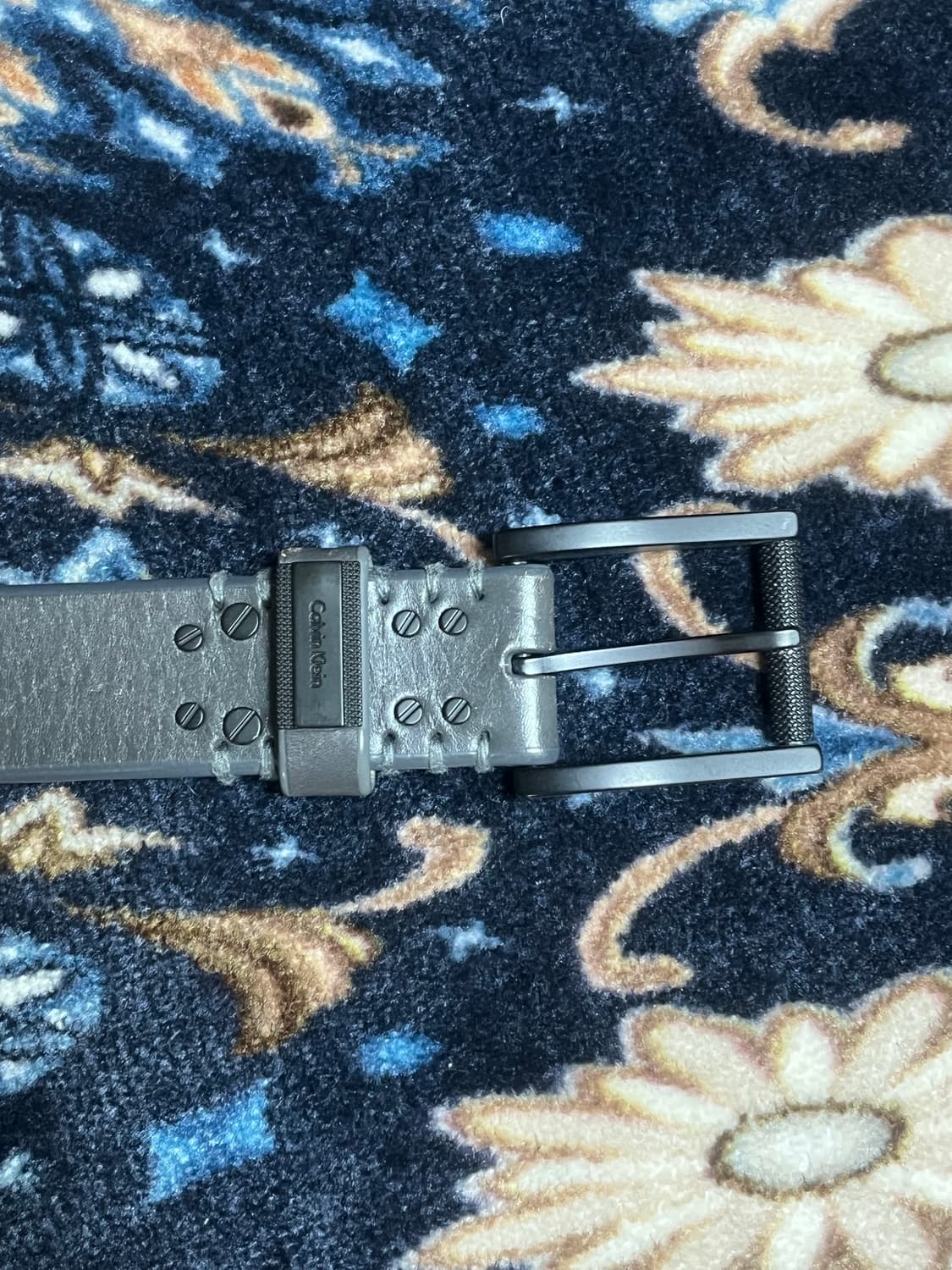 캘빈클라인 솔리드 레더 벨트  상품이미지1