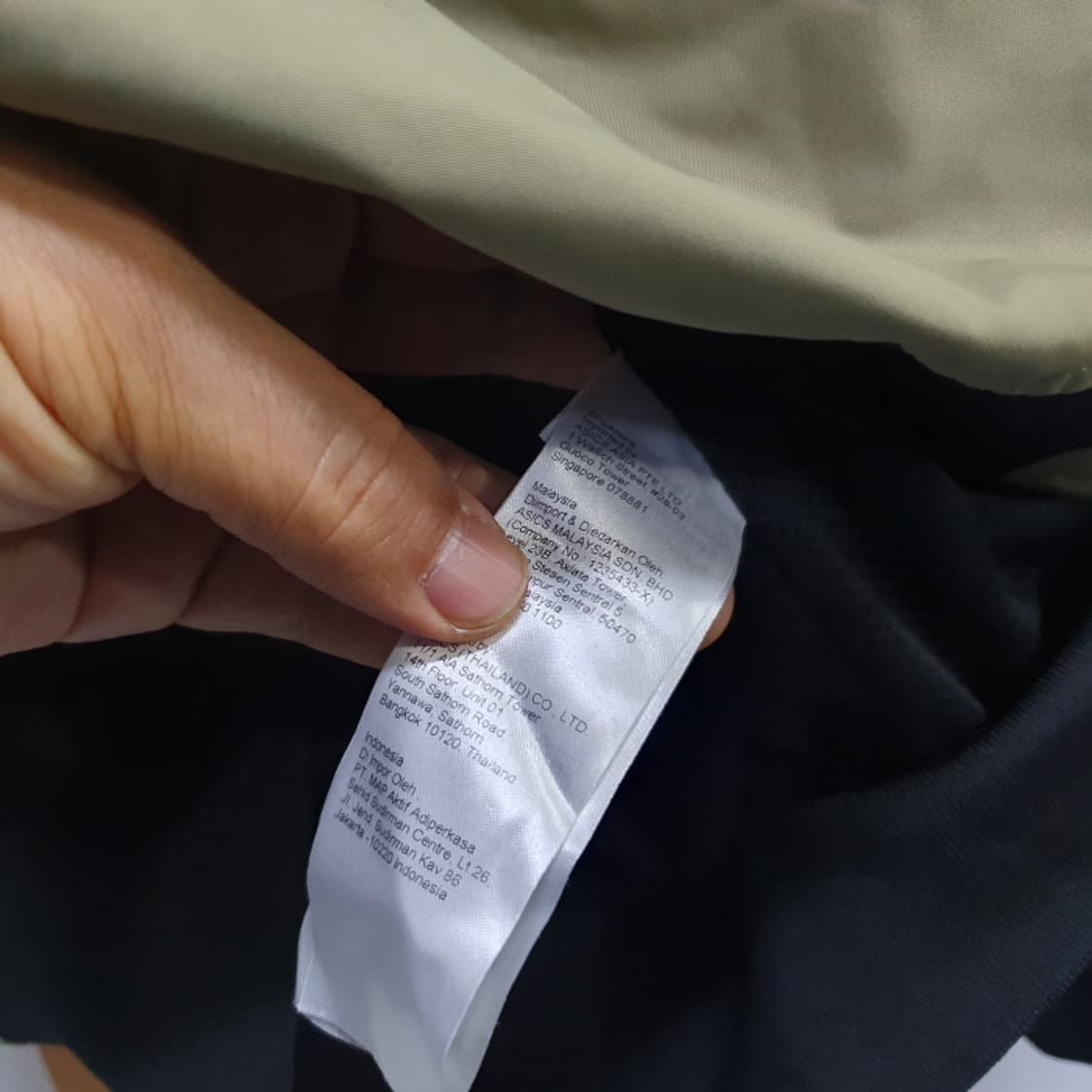 오니츠카 타이거 후드바람막이(100) 상품이미지5