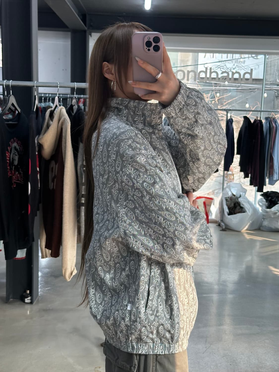 노메뉴얼 페이즐리 트랙탑 자켓  상품이미지4