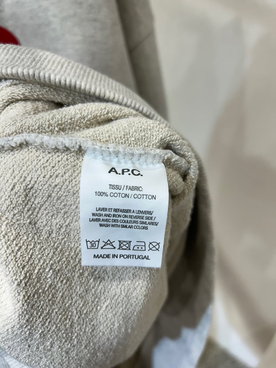 A.P.C. 로고 맨투맨 상품이미지5