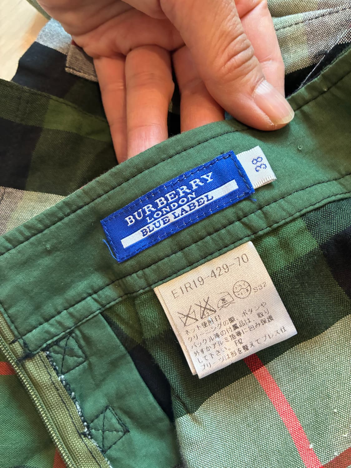 버버리 블루라벨 치마바지 38사이즈 상품이미지5