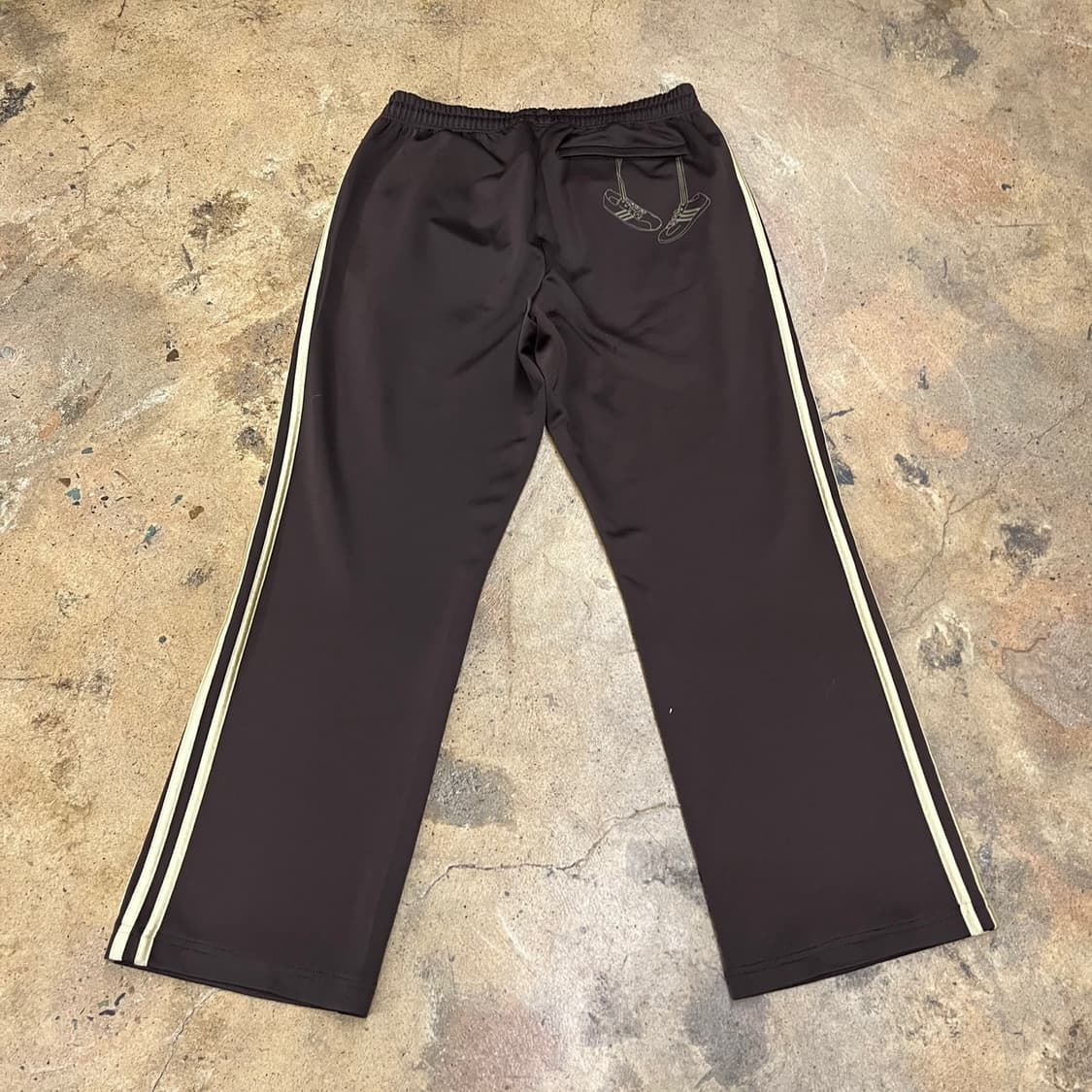 [정품/100] 아디다스 삼선 트레이닝 바지 브라운 초코  상품이미지3