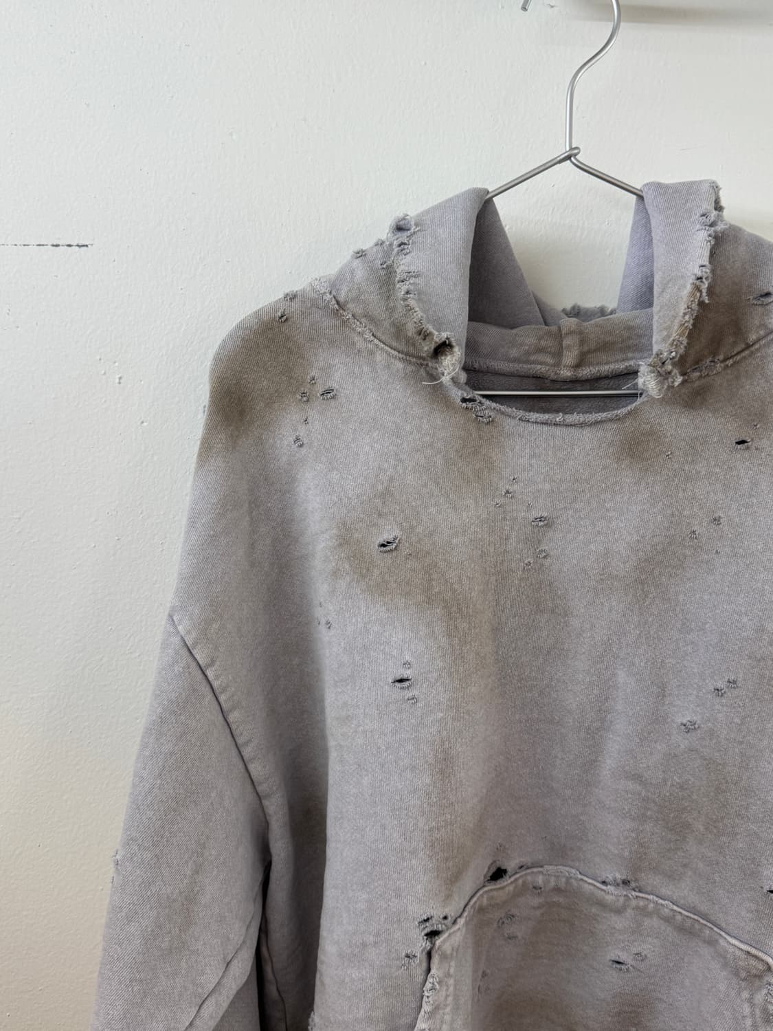 Didier wear destoryed dirty hoodie 상품이미지2