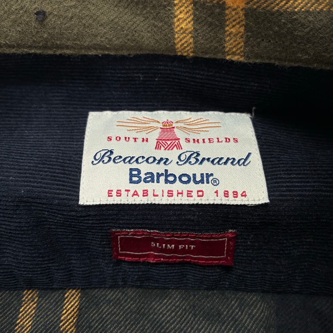 Barbour  바버 슬림핏 코튼 체크 셔츠  상품이미지4