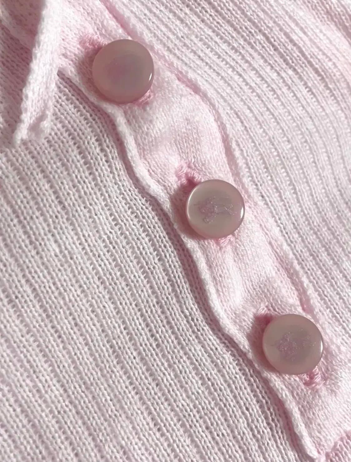 버버리 블루라벨 빈티지 딸기우유 핑크 민소매 나시탑 슬리브리스 대대장 상품이미지3
