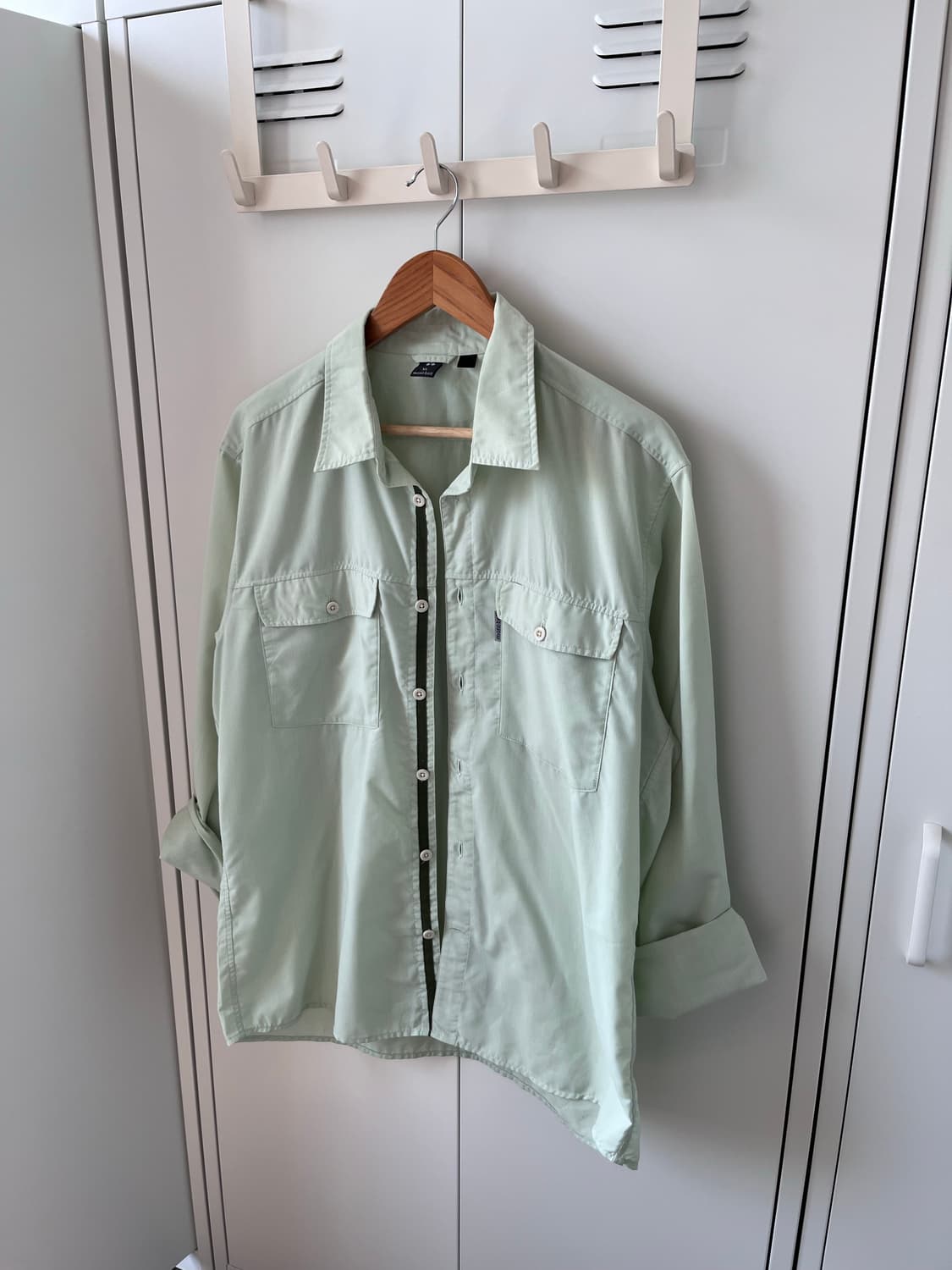 Montbell 몽벨 민트 오버핏 셔츠 남방 상품이미지1