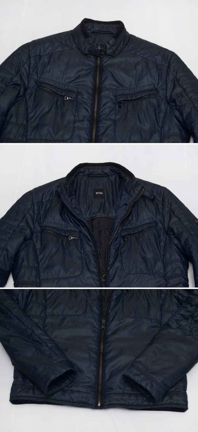 휴고 보스 싱글 집업 라이더 소프트 패딩 자켓 (52 / 100-105) 상품이미지4