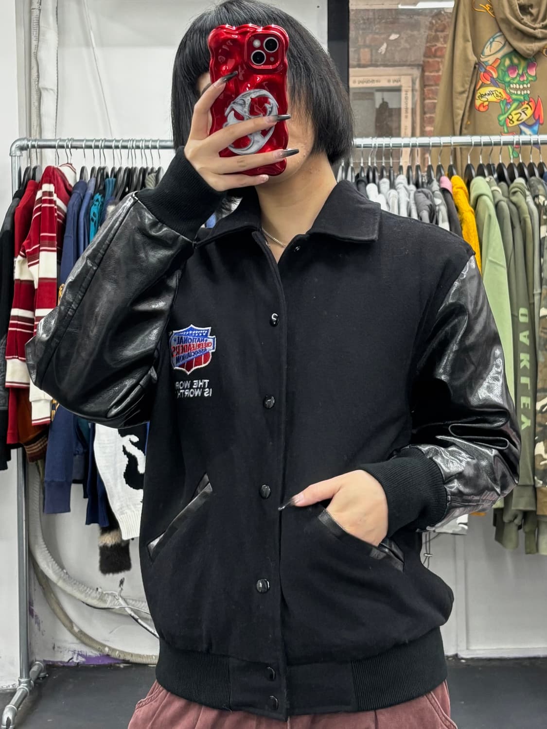 VTG 내셔널 치아리더 바시티 자켓 상품이미지5