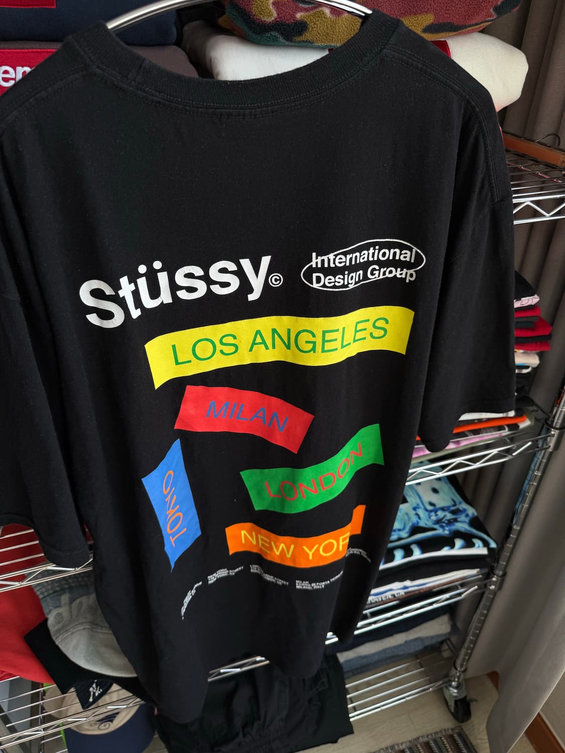 스투시 시티 배너 반팔 티셔츠 상품이미지3