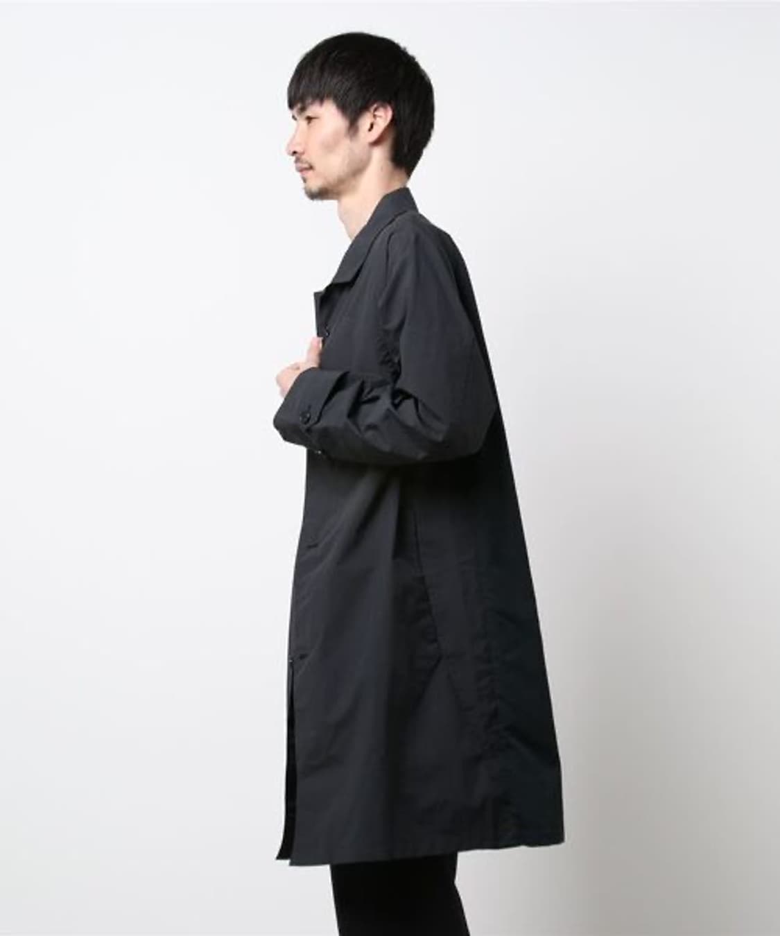 [XL] 골드윈 볼 카라 코트 블랙 상품이미지4