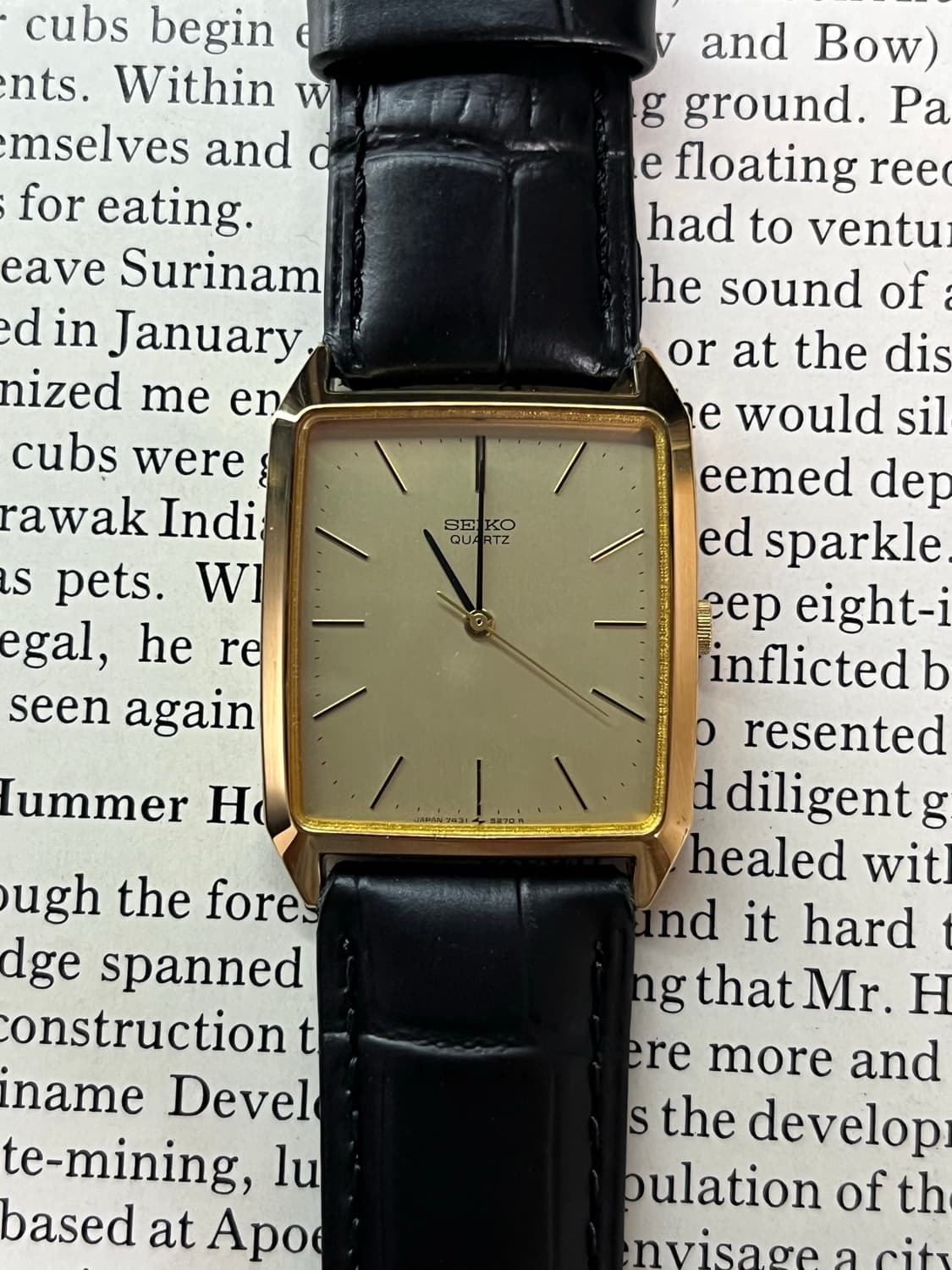 데드스탁 세이코 쿼츠 7431-5210 빈티지 드레스 워치  모델 : 세 상품이미지1
