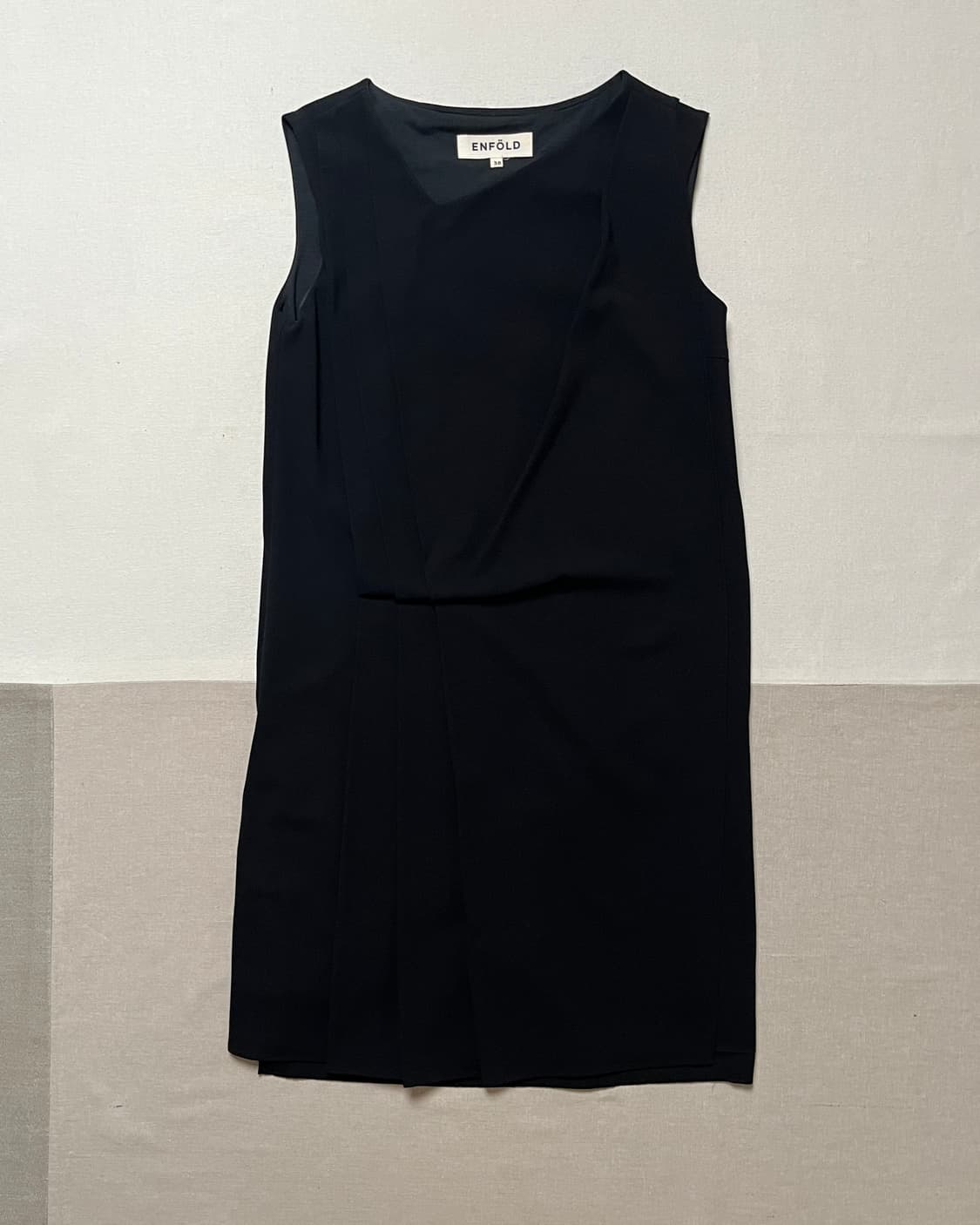 엔폴드 드레이프 슬리브리스 원피스 enfold dress 상품이미지2
