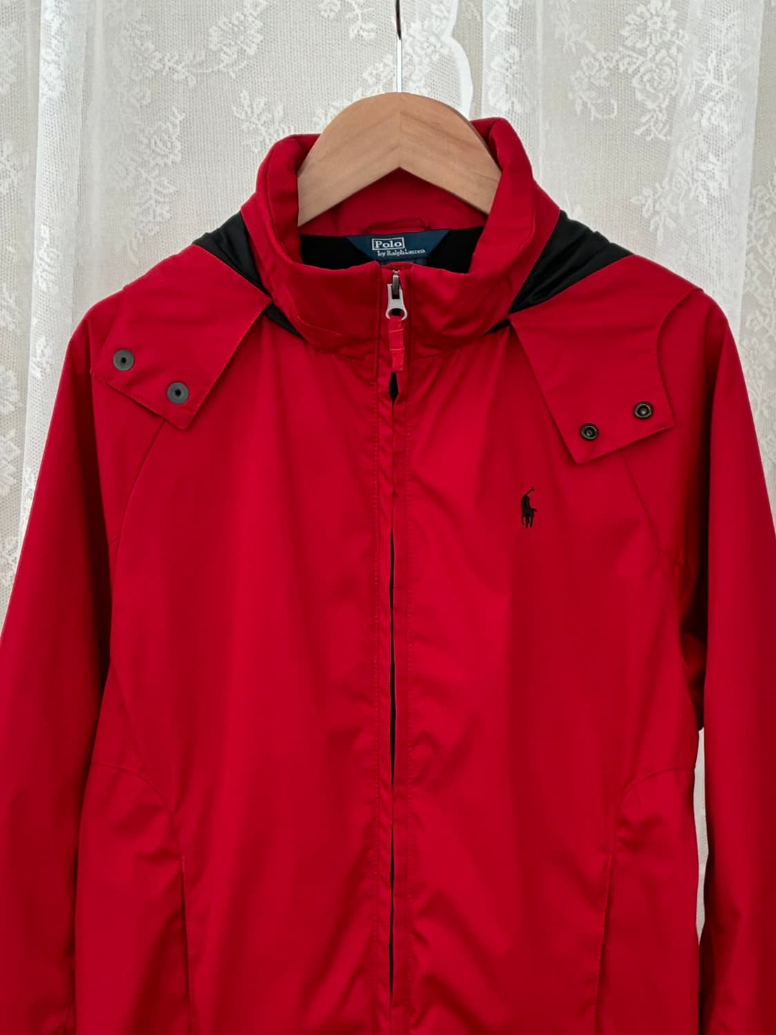 14-16Y) 폴로 랄프로렌 키즈 바람막이 자켓 레드 상품이미지4
