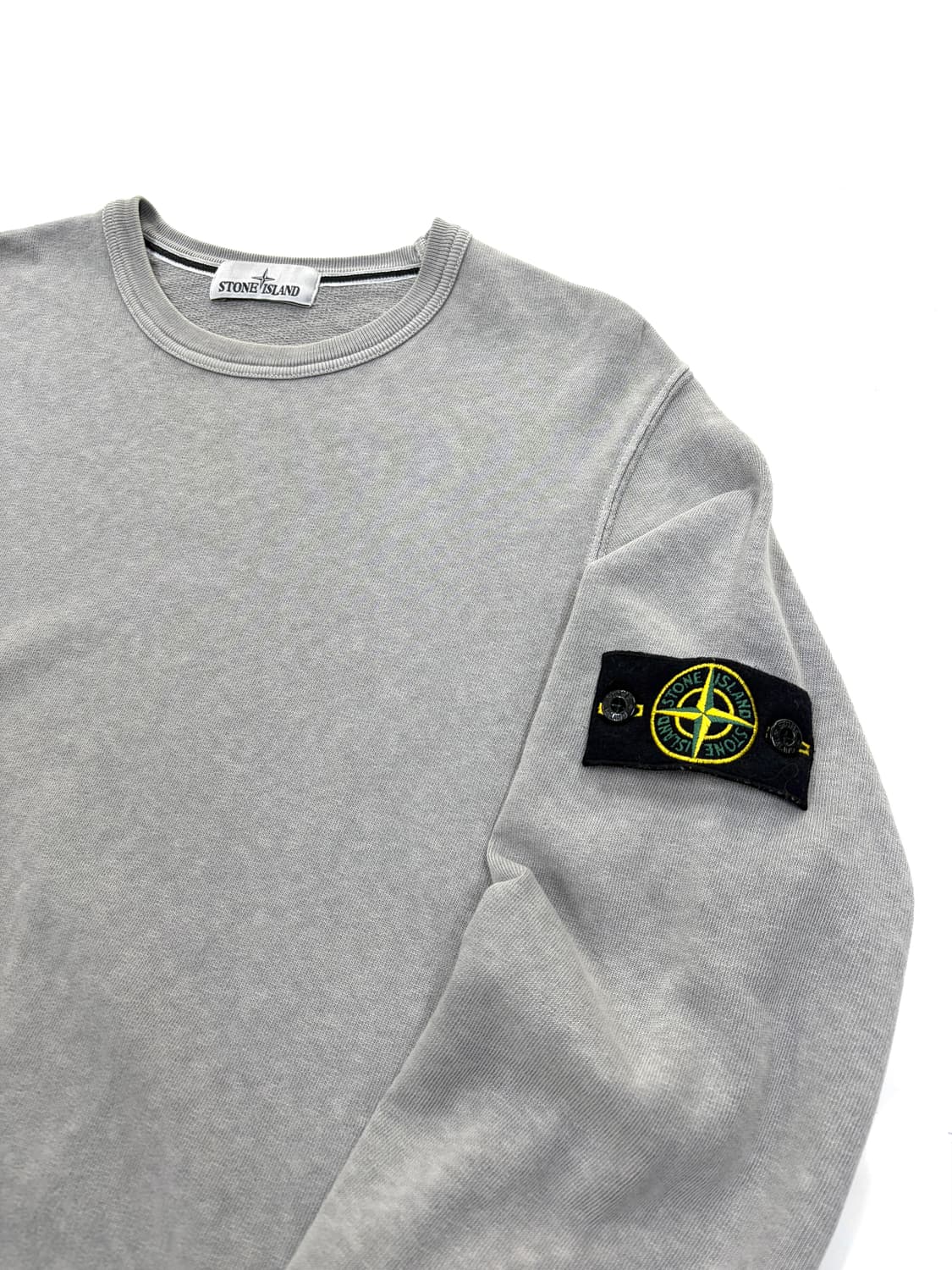 Stone Island 가먼트다잉 코튼 맨투맨 스웻셔츠 상품이미지2