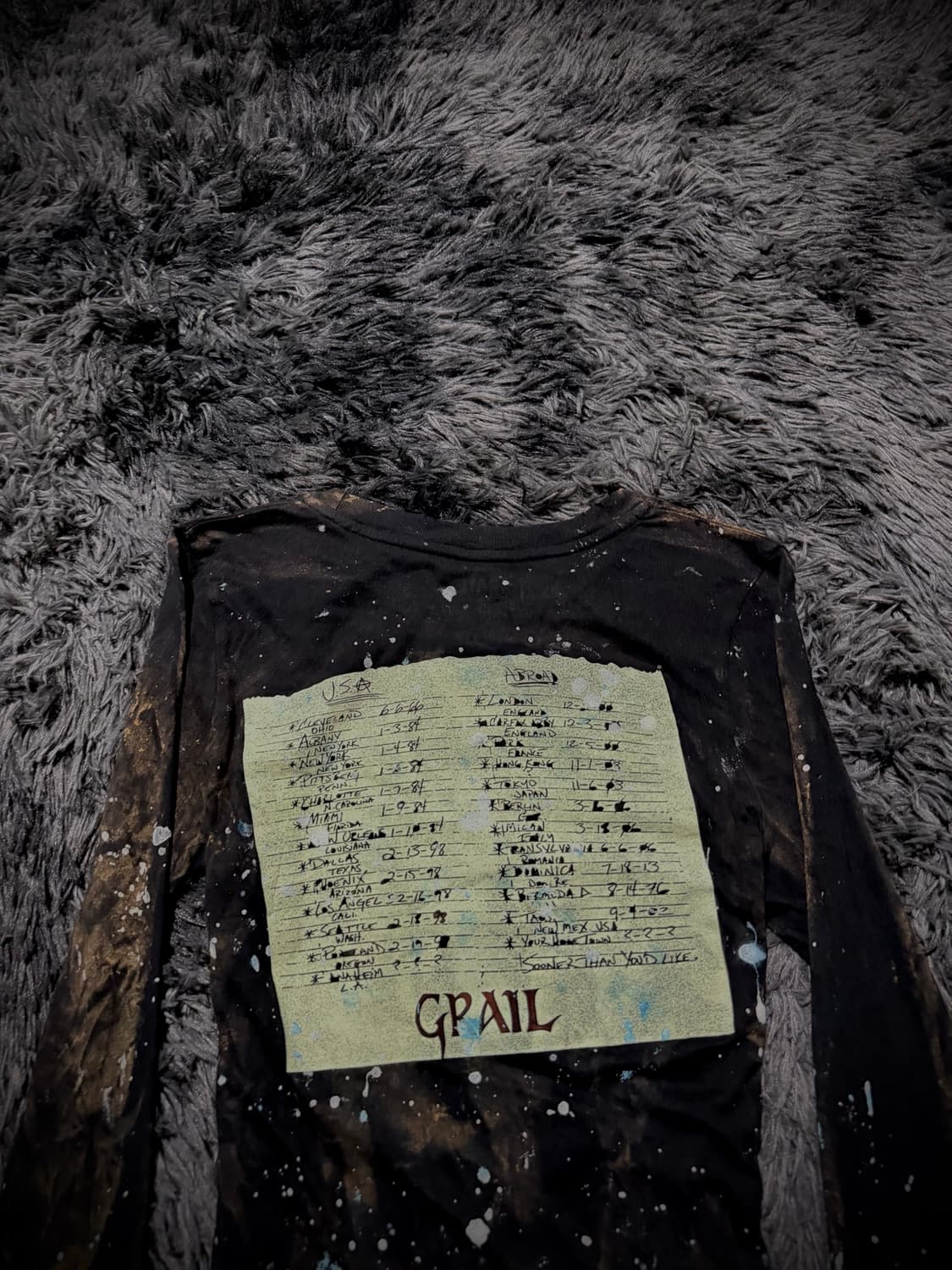 블리치 워싱 스컬 그래픽 롱슬리브 상품이미지7