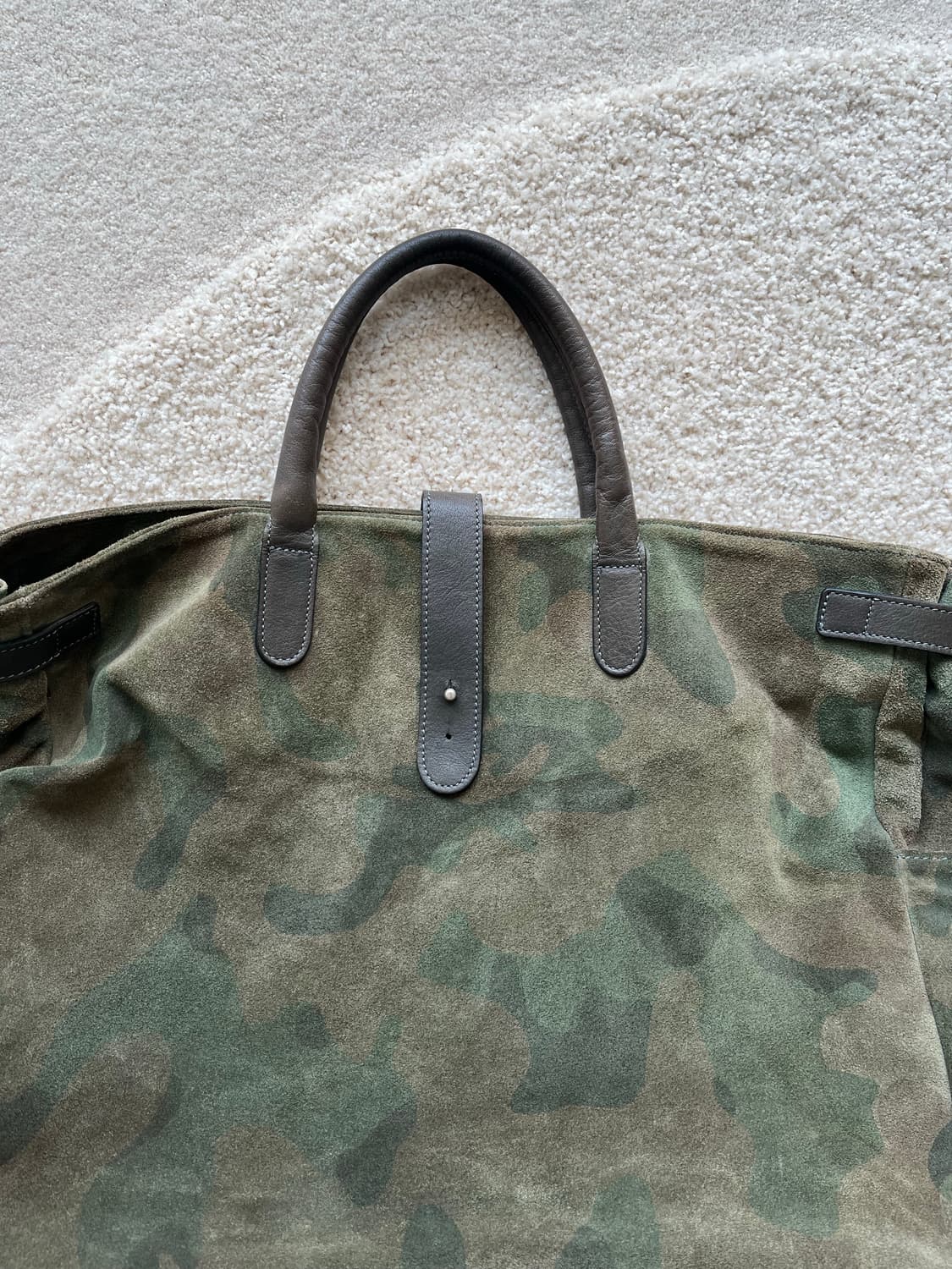 Massimo 이태리 카모 패턴 트래블 토트백 상품이미지5