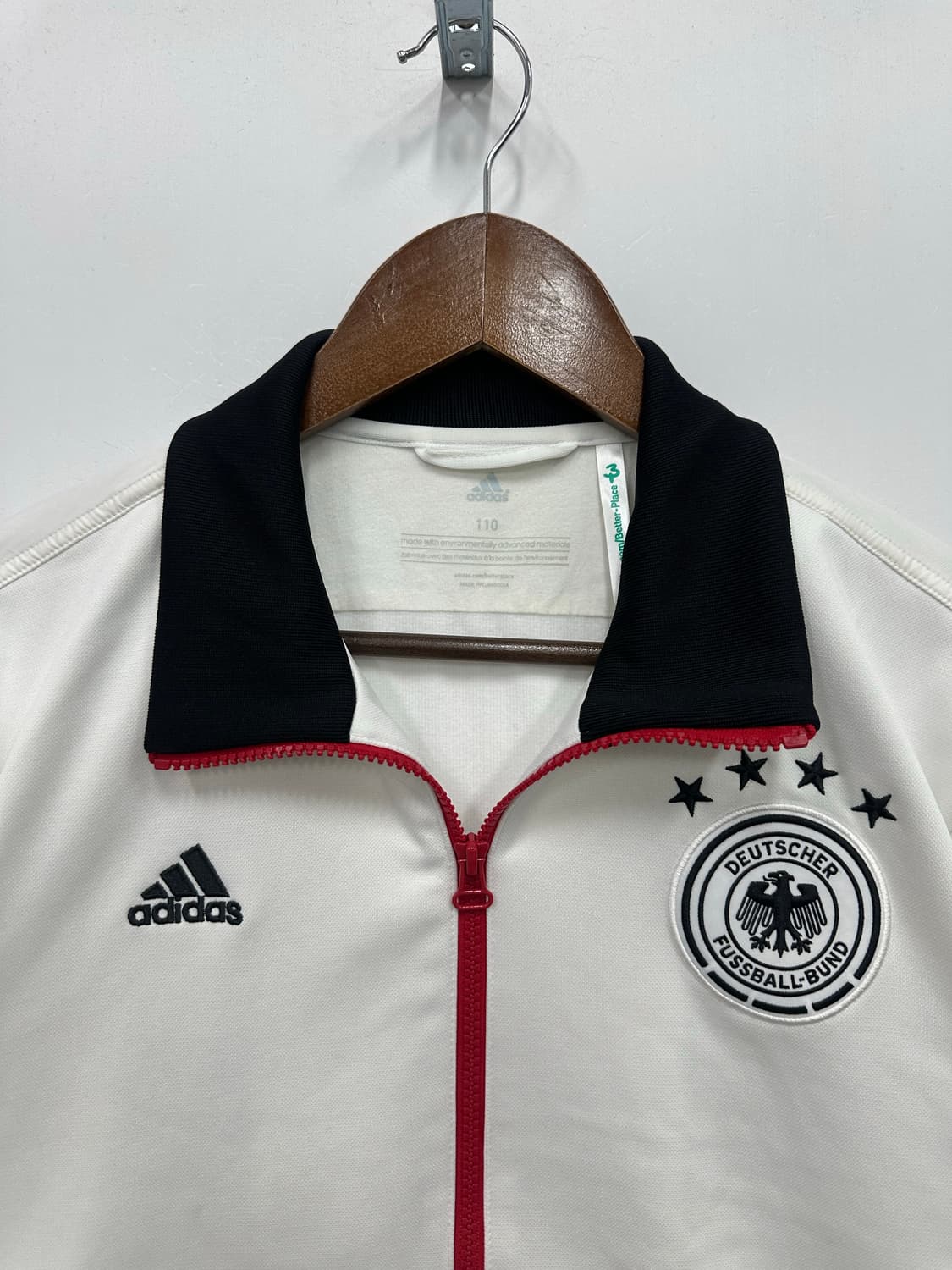 아디다스 화이트 독일 져지 트랙탑 상품이미지2